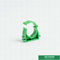 জল সরবরাহের জন্য 20 মিমি পিআরপি পাইপ আনুষাঙ্গিক প্লাস্টিক পাইপ ক্ল্যাম্প ক্লিপ সবুজ রঙ