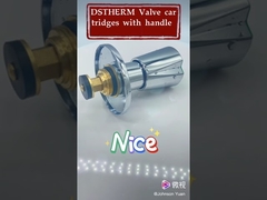 ব্রাস ভালভ কার্তুজের জন্য রাউন্ড ক্রোম ধাতুপট্টাবৃত দস্তা খাদ হ্যান্ডেল