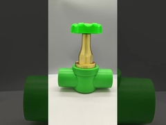 বিলাসবহুল কপার-প্লাস্টিক পিপিআর বল ভালভ ক্ষয় প্রতিরোধী উচ্চ চাপ স্তর