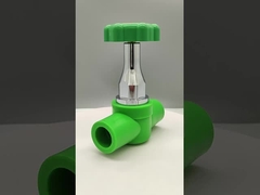 বিলাসবহুল কপার-প্লাস্টিক পিপিআর বল ভালভ ক্ষয় প্রতিরোধী উচ্চ চাপ স্তর