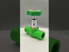 বিলাসবহুল কপার-প্লাস্টিক পিপিআর বল ভালভ ক্ষয় প্রতিরোধী উচ্চ চাপ স্তর