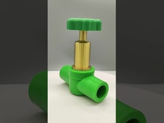 বিলাসবহুল কপার-প্লাস্টিক পিপিআর বল ভালভ ক্ষয় প্রতিরোধী উচ্চ চাপ স্তর