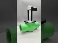 বিলাসবহুল কপার-প্লাস্টিক পিপিআর বল ভালভ ক্ষয় প্রতিরোধী উচ্চ চাপ স্তর