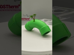 জল সরবরাহ পিপিআর আর্ক আকৃতির কনুই কাস্টমাইজড আকার