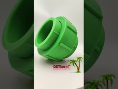 পাইপিং সিস্টেমের জন্য পিপিআর সবুজ প্লাস্টিক ইউনিয়ন, কাস্টমাইজযোগ্য রাসায়নিক প্রতিরোধ ক্ষমতা