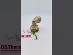 মহিলা থ্রেডেড এলবো প্যাক্স ব্রাস ফিটিংস ব্রাস রঙ কাস্টমাইজড লোগো স্ক্রু ফিটিংস মাঝারি ওজন