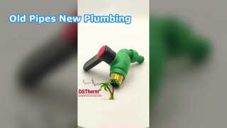 PPR Bibcock ভালভ পুরানো থেকে নতুন প্লাম্বিং সংযোগ করে