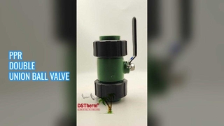 পিপিআর ডাবল ইউনিয়ন বল ভালভ সহজ ইনস্টল
