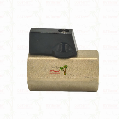 ব্রাস মহিলা এবং পুরুষ মিনি বল ভালভ জন্য পাইপিং সিস্টেম 1/2 '' জারা প্রতিরোধের