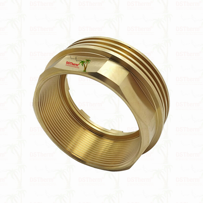 Brass Female & Male Threaded Inserts CW617N for Valves Higher Thermal Conductivity Corrosion Resistance
