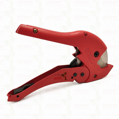লাল প্লাস্টিক পাইপ কাটার PPR কাটার ISO9001 DIN8077/8078 20-40MM