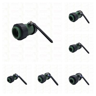 পিপিআর ডাবল ইউনিয়ন বল ভালভ উইথ ব্রাস বল আয়রন হ্যান্ডেল ২০-৬৩মিমি কাস্টমাইজড লোগো