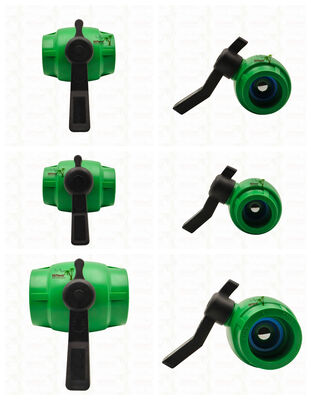 পিপিআর পাইপের জন্য ব্রাস কার্টিজ সহ পিপিআর ফুল-বোর ফাস্ট ফ্লো বল ভালভ 20-63 মিমি কাস্টমাইজযোগ্য