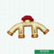 কাস্টমাইজড গার্ডেন পায়ের পাতার মোজাবিশেষ পাইপ বন্ধ ভালভ গার্ডেন ব্রাস 4 ওয়ে জল পায়ের পাতার মোজা সংযোগকারী স্প্লিটার