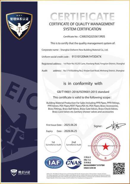 চীন DSTHERM INDUSTRIAL LIMITED সার্টিফিকেশন